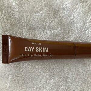 Cay Skin Suncare Isle Lip Balm SPF 30 0.35 Oz 10 g Full Size NWOB Exp 11/2026
